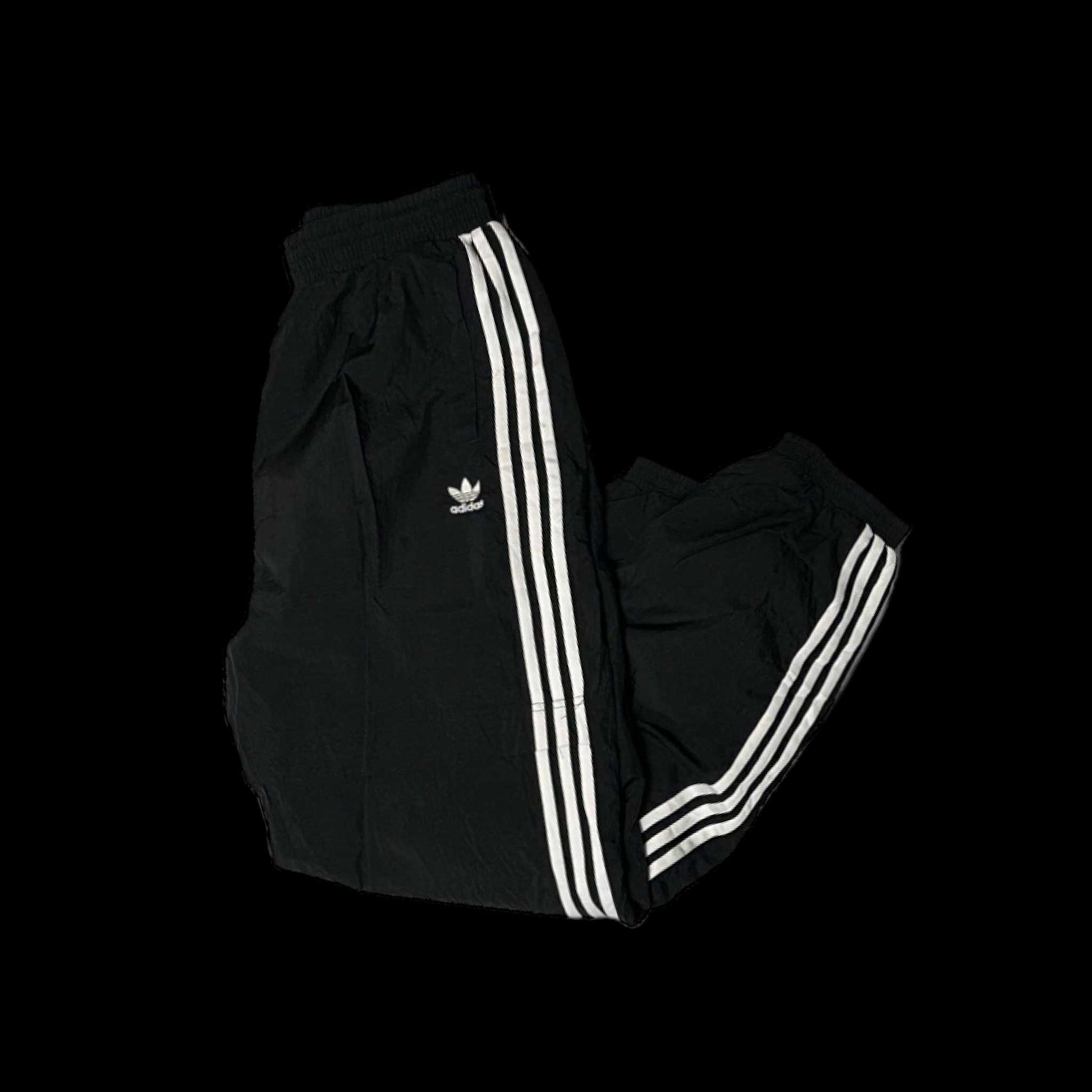 Adidas Nylon Trackpants Size S - Slick Vintage