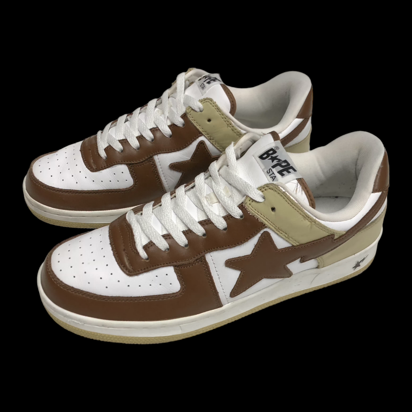 Bapesta Low Beige / Braun Size 42